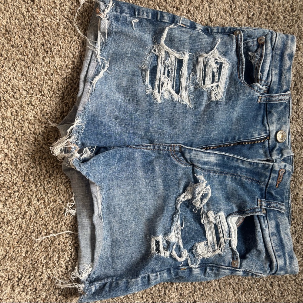 American Eagle Outfitters Light Blue Denim Shorts